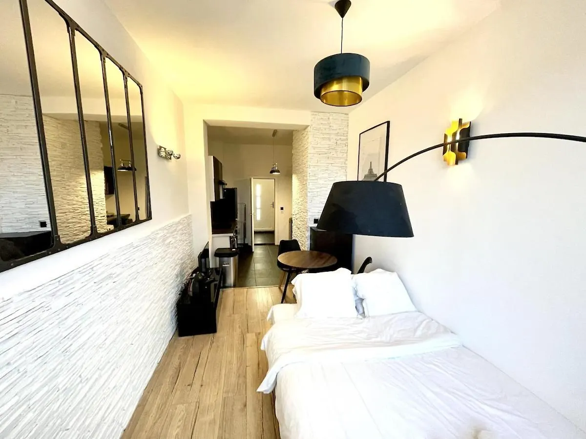 Apartmán Bercy Station, Near Arena Paříž 0*,